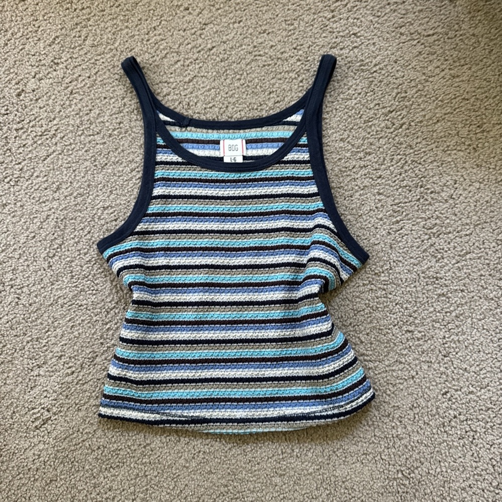 BDG Multicolor Striped Tank Top
